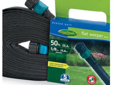 Green Thumb 1065290 50  Foot Flat Weeper & Soaker Garden Hose - Quantity of 4 Online now