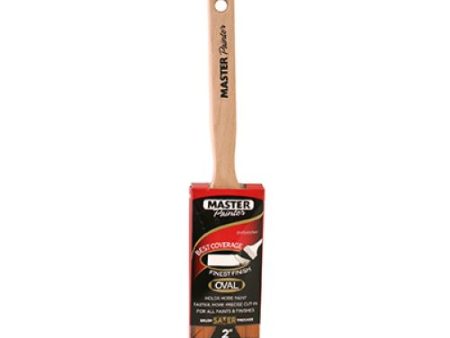 Master Painter 50220TVA 2  Inch Semi Oval Angle Sash Paint Brush - Quantity of 8 Online