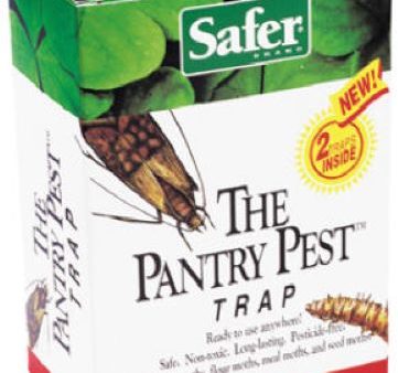 Safer 05140 2-Pack of Pantry Pest Traps Safe Non-Toxic Moth Traps - Quantity of 12 Online