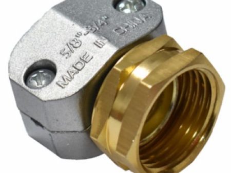 Zhejiang 50033 5 8  Inch & 3 4  Inch Zinc Metal Female Garden Hose Repair Coupling - Quantity of 12 Discount