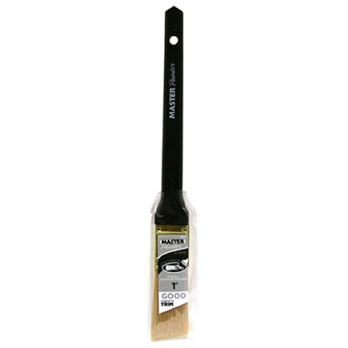 Master Painter 30210TVA Basic 1  Angle Cut Polyester Sash Paint Brush - Quantity of 36 Supply