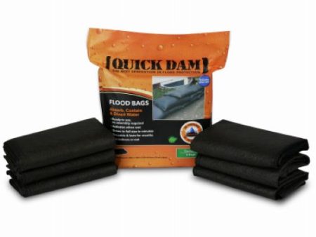 Absorbent QD1224-6  6-Pack Of Quik Dam Sandless Expandable Sandbags - Quantity of 2 Supply