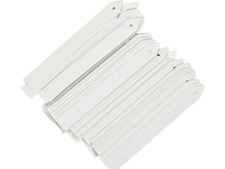 Midwest T021GT 30-Pack 8  Inch White Plastic Plant Label Markers - Quantity of 6 For Sale