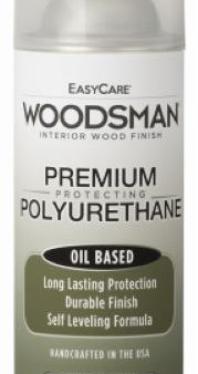 Woodsman PV39-AER 12 oz Can of Fast Dry Oil Based Clear Satin Polyurethane - Quantity of 5 Online now