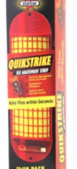 Starbar 100544996 2-Pack of QuikStrike Fly Killer Abatement Strips - Quantity of 12 Supply