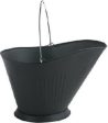 Panacea 15341 Black Metal Fireplace Coal Hod Ash Bucket - Quantity of 2 Online Sale