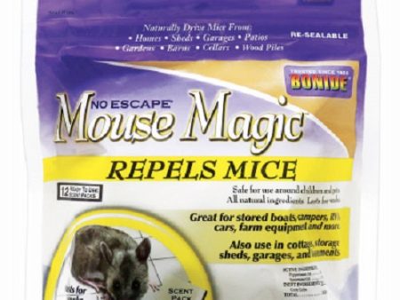 Bonide 866 12-Count Pack Of Mouse Magic Natural Non Toxic Mouse Repellent Scent Packs - Quantity of 3 Hot on Sale