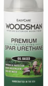 Woodsman SV39-AER 12 oz Can of Clear Satin Spar Urethane Spray - Quantity of 5 on Sale