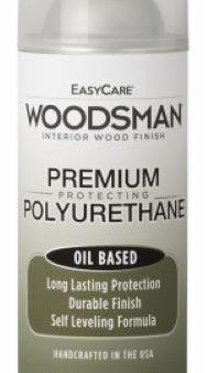 Woodsman PV23-AER 12 oz Can of Fast Dry Oil Based Clear Semi-Gloss Polyurethane - Quantity of 6 Online now