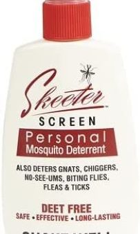 Skeeter Screen 90200 4 oz Bottle of Deet Free Essential Oil Mosquito Repellent - Quantity of 6 For Sale