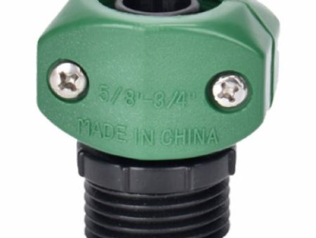 Zhejiang 50005 5 8  & 3 4  Poly Male Garden Hose End Repair Coupling - Quantity of 10 For Sale