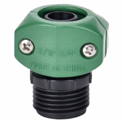 Zhejiang 50005 5 8  & 3 4  Poly Male Garden Hose End Repair Coupling - Quantity of 10 For Sale