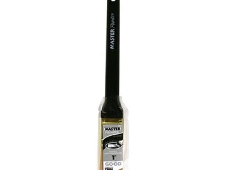 Master Painter 30210TVA Basic 1  Angle Cut Polyester Sash Paint Brush - Quantity of 144 Online Hot Sale