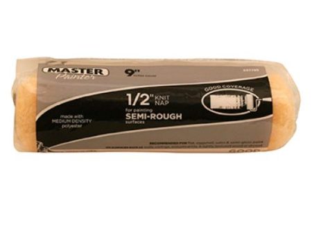 Master Painter MPS912-9IN 9  Inch x 1 2  Nap Knit Paint Roller Cover For Semi Rough Surface - Quantity of 3 Hot on Sale