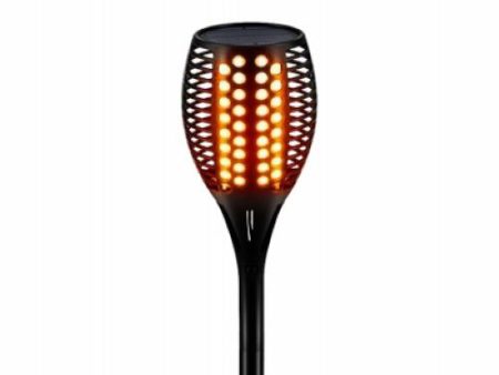 Four Seasons Courtyard 91288 2-Pack of Flickering Solar Pathway Stake Lights - Quantity of 4 For Sale