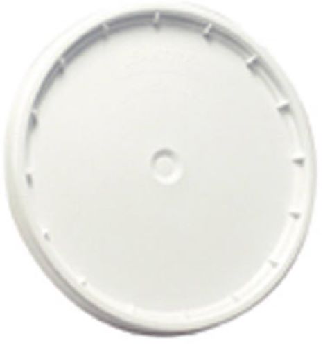 Leaktite LD6G01WH010 5 Gallon White Plastic Snap On Pail Bucket Lid - Quantity of 40 Cheap