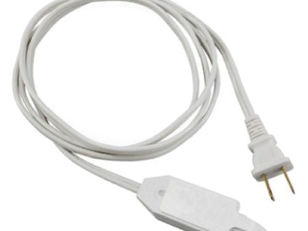 Master Electrician 09412ME 9  Foot 16 2 SPT-2 White Vinyl Cube Tap Extension Cord - Quantity of 72 Supply