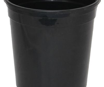 HC Companies NRT0T1G3G18 #1 2.88 Quarts Black Plastic Nursery Grower Planter Pots - Quantity of 75 Online now