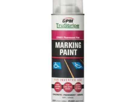 GPM TruStripe INVMRK-12 17 oz Can of Fluorescent Pink Inverted Marking Paint - Quantity of 12 Discount