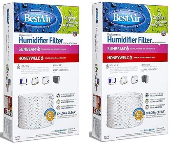 Freudenberg  H75-PDQ-4 Extended Life Humidifier Wick Filter - Quantity of 2 Online