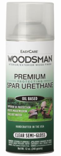 Woodsman SV23-AER 12 oz Can of Indoor   Outdoor Oil Based Clear Semi-Gloss Spar Urethane - Quantity of 5 Online Hot Sale