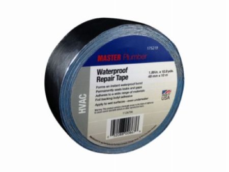 Master Plumber 1126787 1.89  x 10.9 Yard Silver Waterproofing Repair Tape - Quantity of 6 Sale