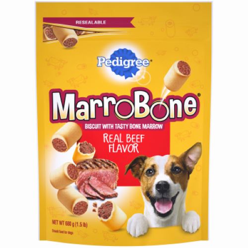 Pedigree 10046A 24oz Bag Of MarroBone Vitamin Enriched Bone Marrow Dog Treat Snacks - Quantity of 16 Cheap