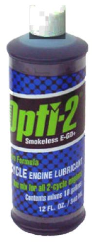 Interlube Opti-2 21212 12 oz Bottle of 2-Cycle Oil Lubricant With Fuel Stabilizer - Quantity of 24 Online