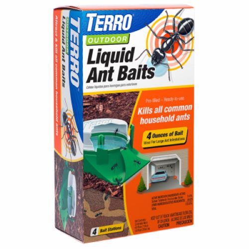 Terro T1804-6 4-Count Pack of Outdoor Ready-To-Use Liquid Ant Bait Traps - Quantity of 4 Sale