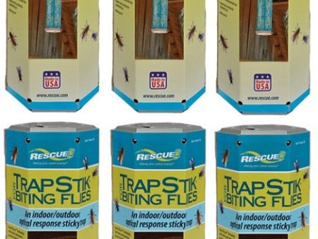 Rescue TSBF-BB6 Deck & Patio TrapStik Fly Trap - Quantity of 6 Hot on Sale