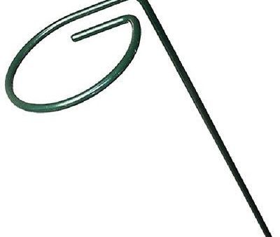 Orbit SMG12101W 3  x 44  Green Single Loop Metal Plant Prop Supports - Quantity of 6 Discount