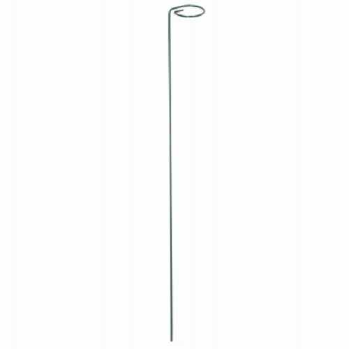 Panacea 89325GT 18  x 1-1 4  Single Loop Green Metal Plant Support Stakes - Quantity of 120 Online Sale