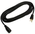 Master Electrician 02306ME 15  16 3 SJTW Black Round Vinyl Indoor   Outdoor 13A Extension Cord - Quantity of 22 Hot on Sale