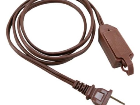 Master Electrician 09402ME 9  16 2 SPT-2 Brown Vinyl Cube Tap Extension Cord - Quantity of 12 Hot on Sale