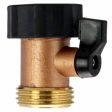 Zhejiang 30013 Brass Garden Hose   Faucet Shut Off Valve - Quantity of 24 Online now