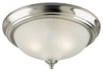 6 Westinghouse 64305 2 Light Flush Mount Brushed Nickel Ceiling Light Fixtures Fashion