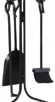 PANACEA 15041 4 pc 18  BLACK FIREPLACE TOOL SET Online