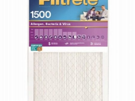 3M Filtrete 2012DC-4 Purple 24  x 24  x 1  MPR 1500 3 Month Air Filter - Quantity of 4 Hot on Sale