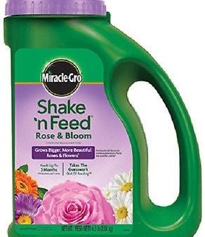 6 jugs Miracle Gro 110568 4.5 lb Shake N Feed Rose & Bloom Plant Food Fertilizer Online Sale