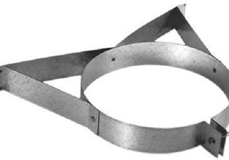 Duravent 6DP-WS 9068 6  Duraplus Chimney Pipe Wall Support Bracket   Strap - Quantity of 2 Online Hot Sale