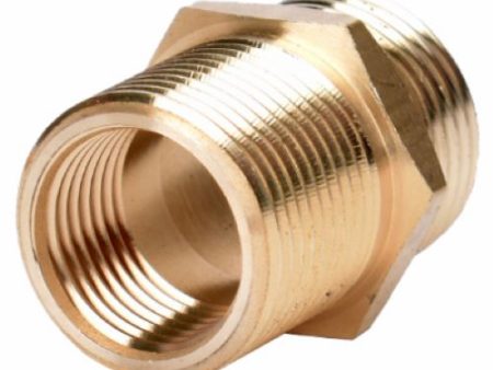 Zhejiang 50031 3 4  NH x 3 4  NPT x 1 2  NPT Brass Hose To Threaded Pipe Connector - Quantity of 24 Online Sale