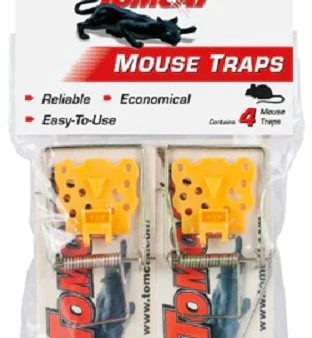 Tomcat 0373312 4-Pack Of Wooden Mouse Traps - Quantity of 18 Online