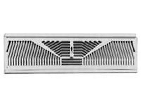 American Metal 3018W18 18  White Perimeter Baseboard Duct Diffuser - Quantity of 1 Online Hot Sale