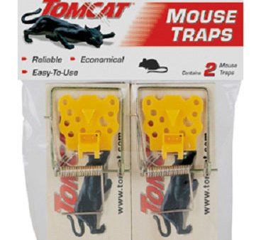 Tomcat 0373524 2-Pack Wooden Old Fashioned Spring Set Mouse Traps - Quantity of 6 For Cheap