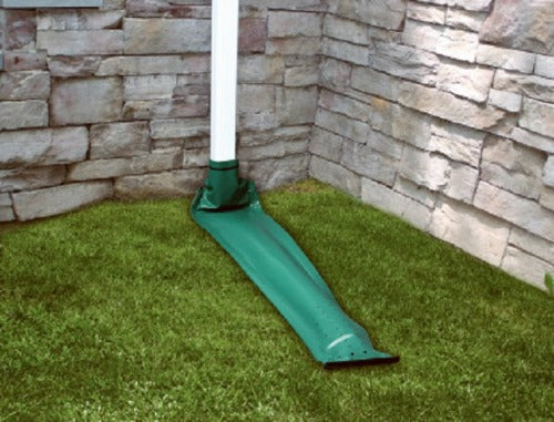 Frost King DE300 12  ft x 7  Green Plastic Flexible Roll Out Downspout Extender - Quantity of 5 Hot on Sale