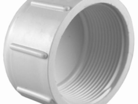 Charlotte Pipe PVC 02117 1200HA Schedule 40 1  White Threaded PVC Pipe Cap - Quantity of 40 Fashion