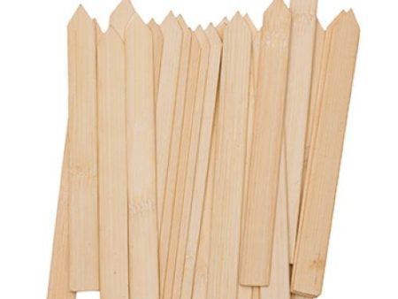 Midwest T020GT 24-Pack Of 6  Pointed Green Thumb Wood Plant Marking Labels - Quantity of 36 Online Sale