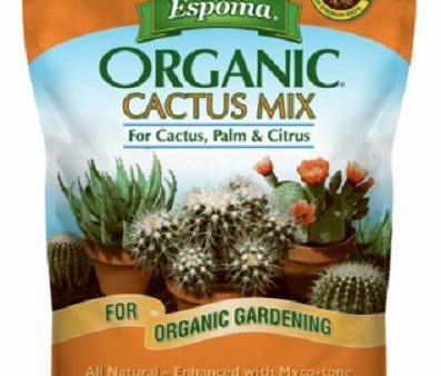 Espoma CA4 4 Quart Bag Of Organic Cactus, Palm, & Citrus Succulent Potting Mix - Quantity of 12 Online now