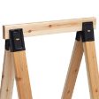 Fulton 300SHB Pair Of Medium-Duty Steel Sawhorse Brackets - Quantity of 1 For Discount