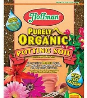 Hoffman 12504 4 Quart Bag Of Purely Organic Potting Soil Mix With Moisture Control - Quantity of 6 Supply